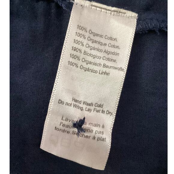 Emerson Fry India Collection Bishop Sleeve Dress In Dot Stripe Maritime Organic - Picture 12 of 13